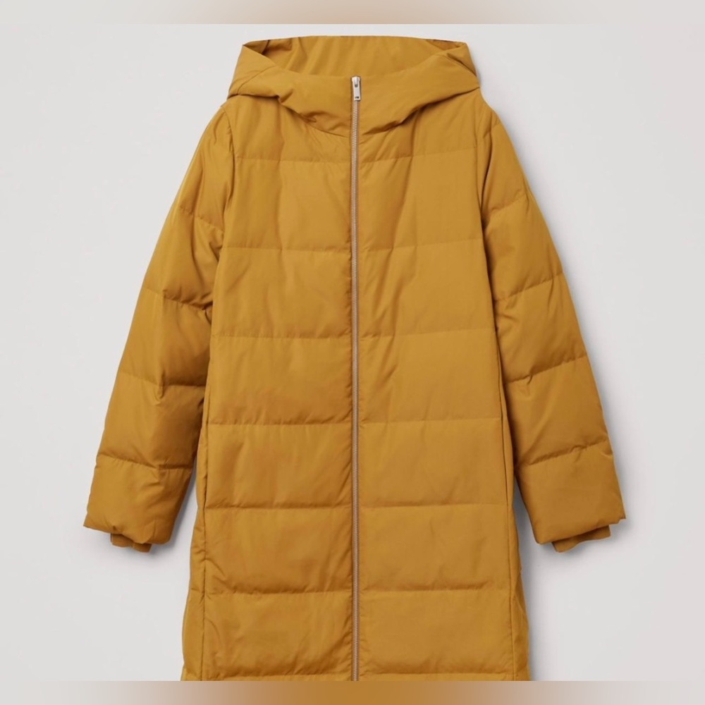 COS yellow down jacket